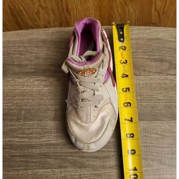 Nike Air Huarache Run Athletic Shoes Youth Size 1Y Gray Purple - Picture 10 of 12
